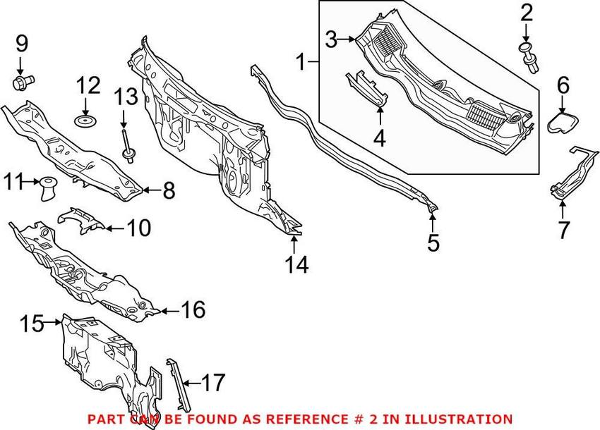 Mercedes Grille Molding Clip 0009919440